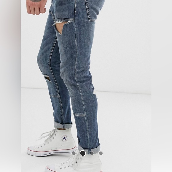 Asos Dark Denim Skinny Jeans - Picture 3 of 6